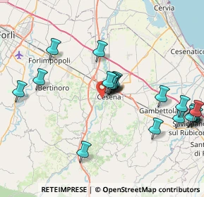 Mappa Via G. Belletti, 47522 Cesena FC, Italia (8.6485)