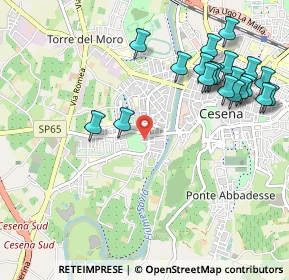 Mappa Via G. Belletti, 47522 Cesena FC, Italia (1.2275)