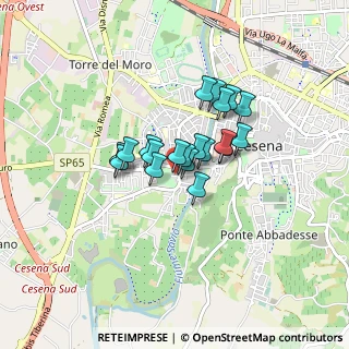 Mappa Via G. Belletti, 47522 Cesena FC, Italia (0.5455)