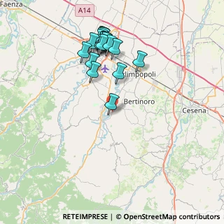 Mappa SP99, 47014 Meldola FC, Italia (8.259)