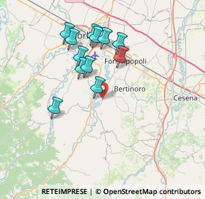 Mappa SP99, 47014 Meldola FC, Italia (6.75083)