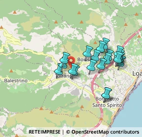 Mappa Via Dari, 17055 Toirano SV, Italia (1.682)