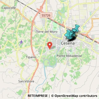 Mappa Via Cecina, 47023 Cesena FC, Italia (1.97647)
