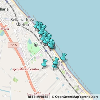Mappa Via Gaio Crispo Sallustio, 47814 Bellaria-Igea Marina RN, Italia (0.589)