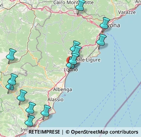 Mappa Via Azzurri d'Italia, 17025 Loano SV, Italia (19.795)