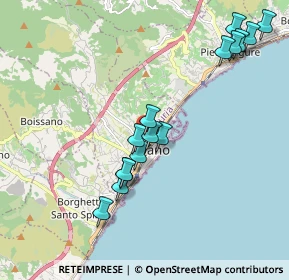 Mappa Poliambulatorio San Giovanni, 17025 Loano SV, Italia (2.03733)