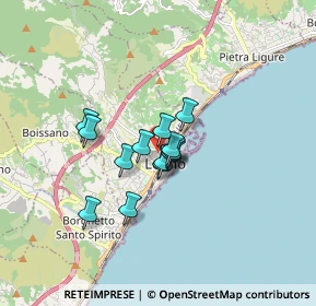 Mappa Via Azzurri d'Italia, 17025 Loano SV, Italia (1.03071)