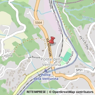 Mappa Via Nazionale, 40, 40045 Granaglione, Bologna (Emilia Romagna)