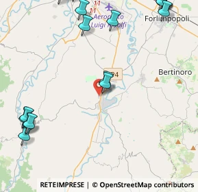 Mappa Via Vincenzo Bellini, 47014 Meldola FC, Italia (6.578)