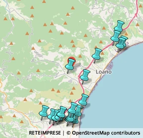 Mappa Via Maccagne, 17054 Boissano SV, Italia (5.4255)