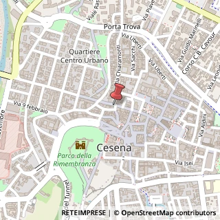 Mappa Via Chiaramonti, 1, 47023 Cesena, Forlì-Cesena (Emilia Romagna)