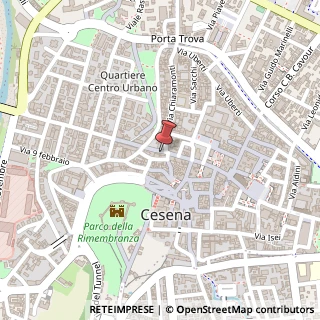 Mappa Via Cesare Battisti, N° 13, 47521 Cesena, Forlì-Cesena (Emilia Romagna)