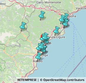 Mappa Via Berruti, 17054 Boissano SV, Italia (11.74)
