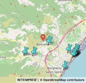 Mappa Via Berruti, 17054 Boissano SV, Italia (2.802)