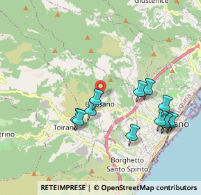 Mappa Via Berruti, 17054 Boissano SV, Italia (2.015)