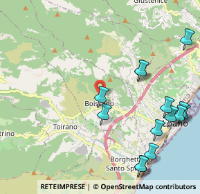 Mappa Via Berruti, 17054 Boissano SV, Italia (2.65786)