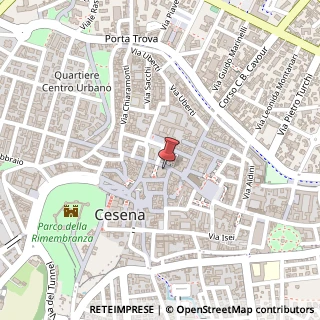 Mappa Corso Giuseppe Mazzini, 30, 47521 Cesena, Forlì-Cesena (Emilia Romagna)