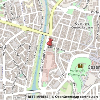Mappa Viale IV Novembre, 145, 47522 Cesena, Forlì-Cesena (Emilia Romagna)