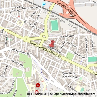 Mappa Viale Guglielmo Marconi, 331, 47521 Cesena, Forlì-Cesena (Emilia Romagna)