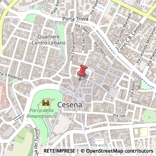 Mappa Via Zeffirino Re, 37, 47521 Bertinoro, Forlì-Cesena (Emilia Romagna)