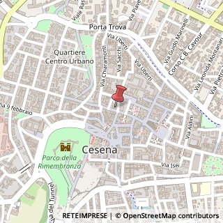 Mappa Piazza Edoardo Fabbri, 2, 47521 Cesena, Forlì-Cesena (Emilia Romagna)