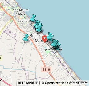 Mappa Via Dandolo, 47814 Bellaria-Igea Marina RN, Italia (1.115)