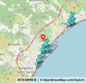 Mappa Via Costino Montecarmelo, 17025 Loano SV, Italia (2.02583)