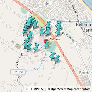 Mappa Via Fornace, 47814 Bellaria-Igea Marina RN, Italia (0.46207)