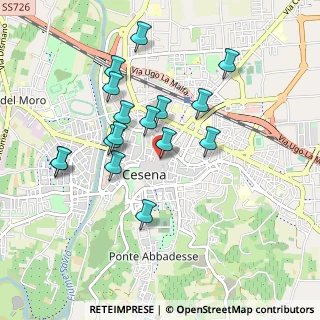 Mappa Corso Gastone Sozzi, 47023 Cesena FC, Italia (0.88125)