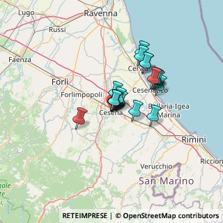 Mappa Corso Gastone Sozzi, 47023 Cesena FC, Italia (8.7815)