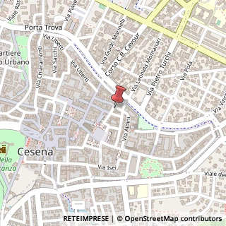 Mappa Via Verdoni, 39, 47521 Cesena, Forlì-Cesena (Emilia Romagna)