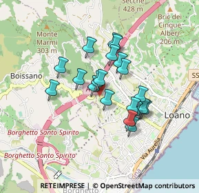 Mappa SP 25, 17025 Loano SV, Italia (0.6715)