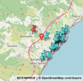 Mappa SP 25, 17025 Loano SV, Italia (1.583)