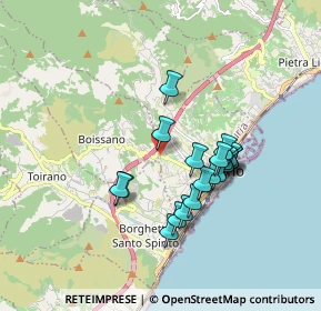 Mappa SP 25, 17025 Loano SV, Italia (1.53789)