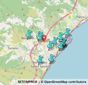 Mappa SP 25, 17025 Loano SV, Italia (1.45)