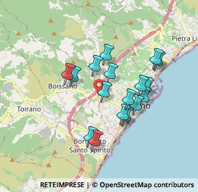 Mappa SP 25, 17025 Loano SV, Italia (1.50941)