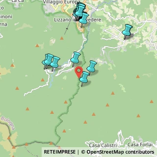 Mappa Via Tegge, 40042 Lizzano In Belvedere BO, Italia (2.81852)