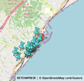 Mappa Molo centrale porto di, 17025 Loano SV, Italia (0.855)