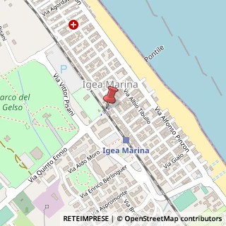 Mappa Via ennio 77, 47814 Bellaria-Igea Marina, Rimini (Emilia Romagna)