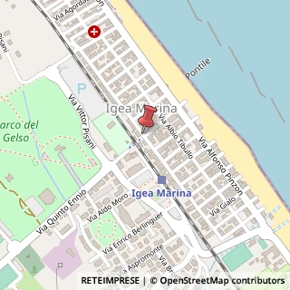 Mappa Via Quinto Ennio,  36, 47814 Bellaria-Igea Marina, Rimini (Emilia Romagna)