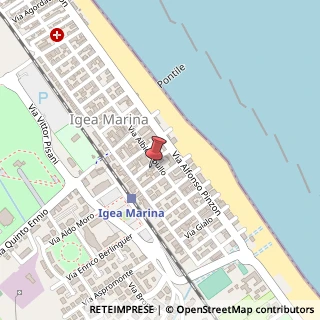 Mappa Via Lucio Apuleio, 7, 47813 Bellaria-Igea Marina, Rimini (Emilia Romagna)