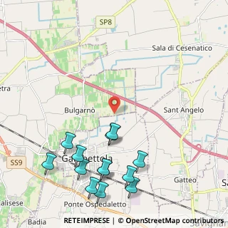Mappa Via Branchise, 47035 Gambettola FC, Italia (2.68538)