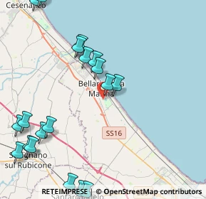 Mappa Via Luzzatti, 47814 Bellaria-Igea Marina RN, Italia (5.746)