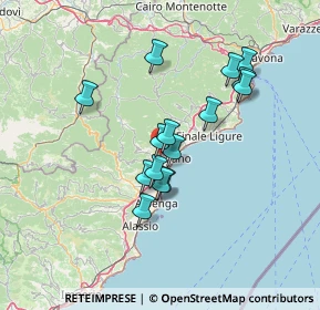 Mappa Via Balosce, 17054 Boissano SV, Italia (11.68067)