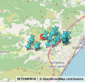 Mappa Via Polenza, 17054 Boissano SV, Italia (1.3965)