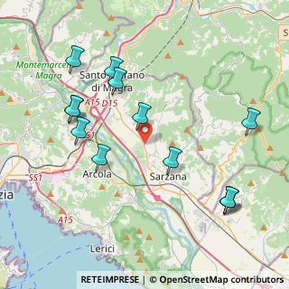 Mappa Via Gabella, 19038 Sarzana SP, Italia (4.61077)