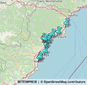 Mappa Via Maccagne, 17055 Toirano SV, Italia (7.82636)