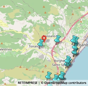 Mappa Via Maccagne, 17055 Toirano SV, Italia (3.06056)