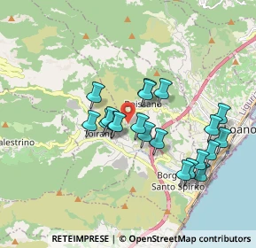 Mappa Via Maccagne, 17055 Toirano SV, Italia (1.628)