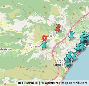 Mappa Via Maccagne, 17055 Toirano SV, Italia (2.913)